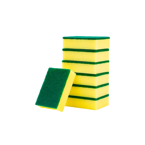Esponjas Verde y Amarilla x10 unidades