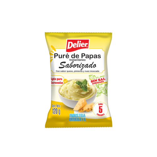 Puré de Papa Saborizado con Queso